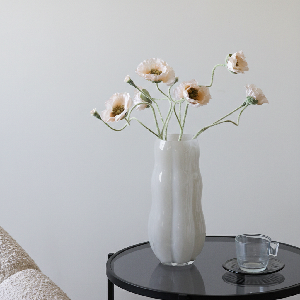 0 | Best west虞美人仿真花束摆设家居客厅装饰品花艺餐桌摆花创意假