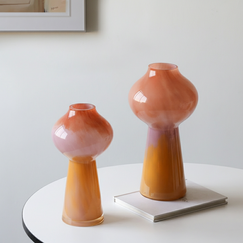 0 | Best west 花瓶摆件客厅插花轻奢高级感玻璃水培插花琉璃创意花器