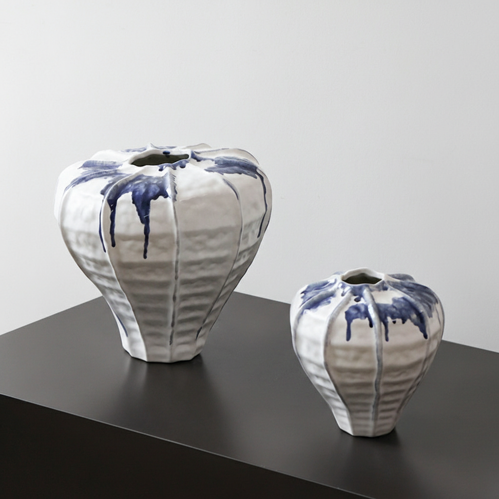 0 | Best west中式花瓶景德镇陶瓷摆件干花水培复古创意大号陶罐侘寂