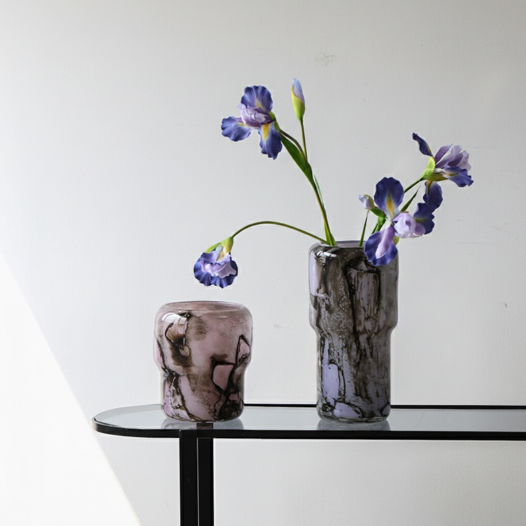 0 | Best west 玻璃花瓶轻奢高级感水养插花创意餐桌百合艺术大口径