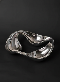 Food tray for snacks with water print.