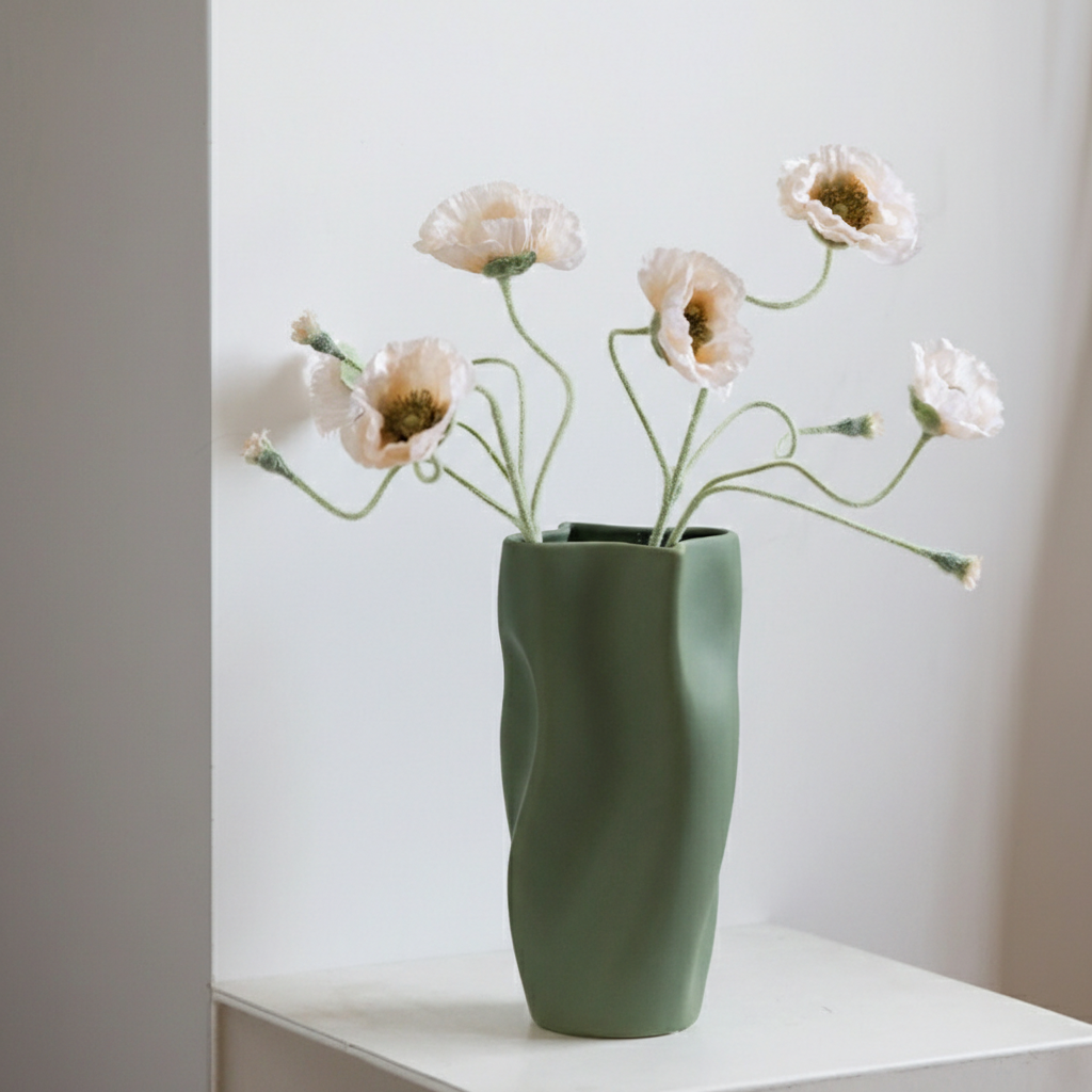 0 | Best west虞美人仿真花束摆设家居客厅装饰品花艺餐桌摆花创意假