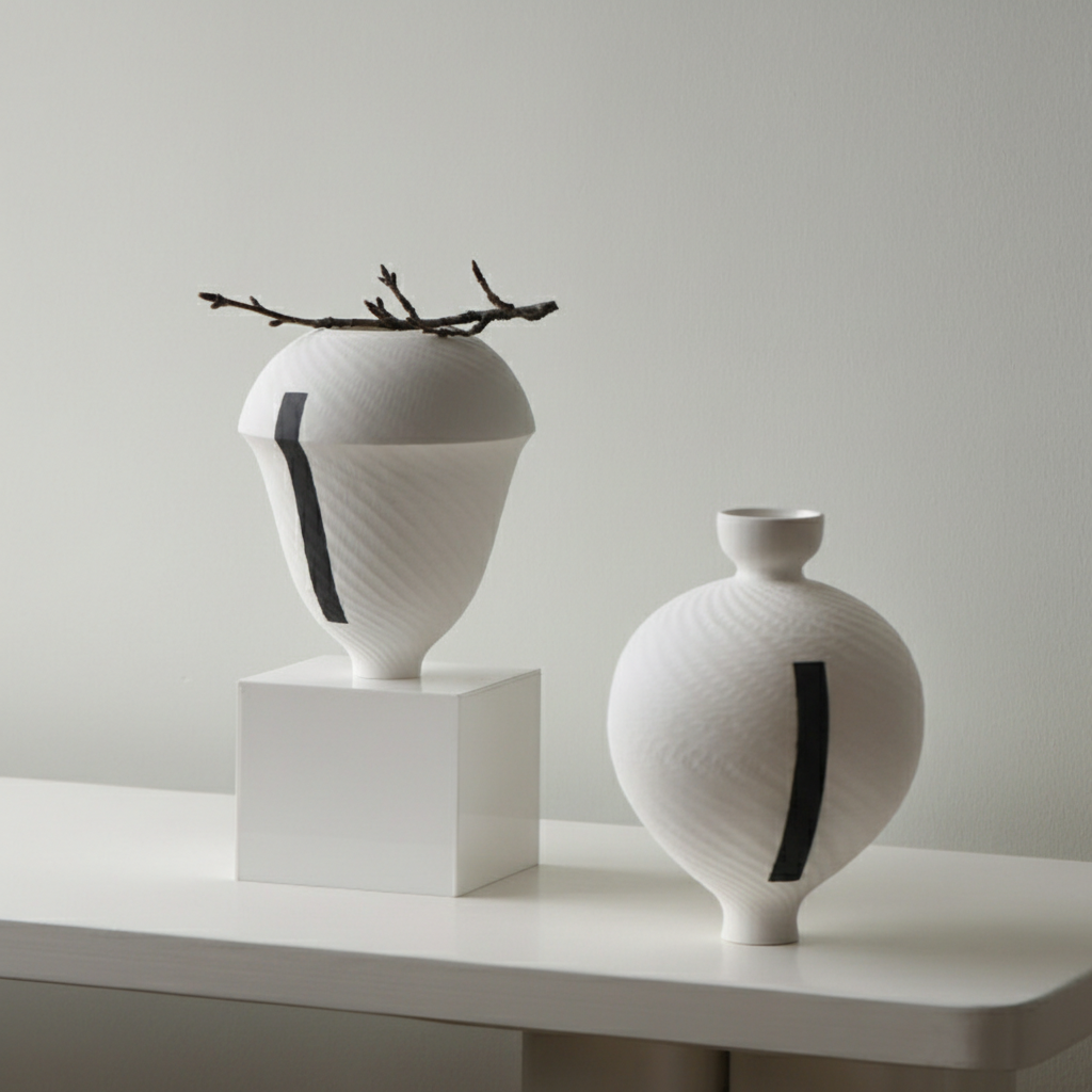 0 | Best west 陶瓷花瓶客厅酒柜书架样板装饰摆件现代简约艺术插花瓶