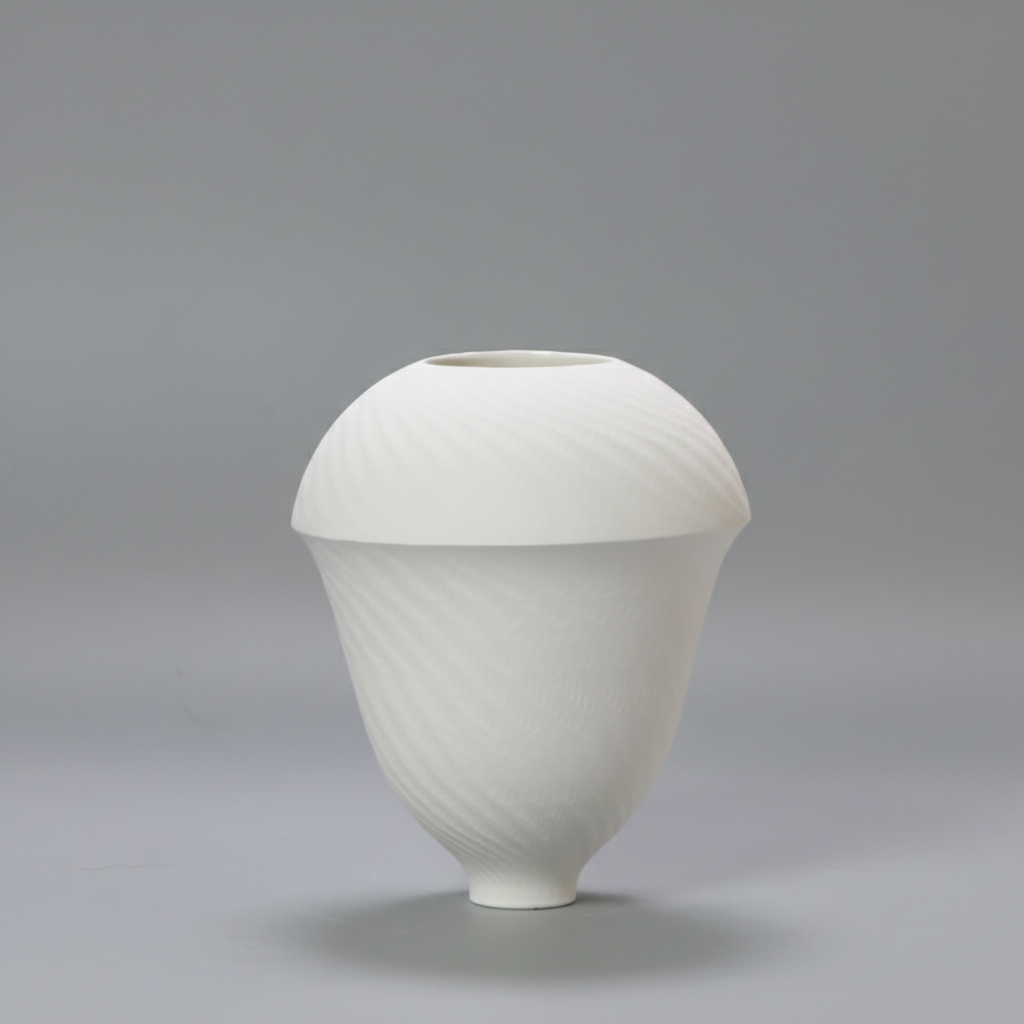 5653551898662 | Color:锥形白花器 DD-FL-004