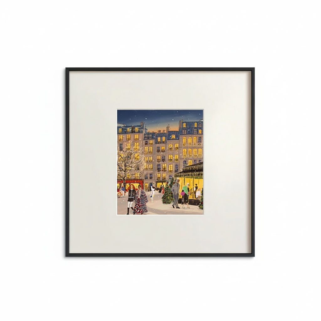 6202516263036 | Spec:E款 | Size:30*30（铝合金框+油画布+精切卡纸）