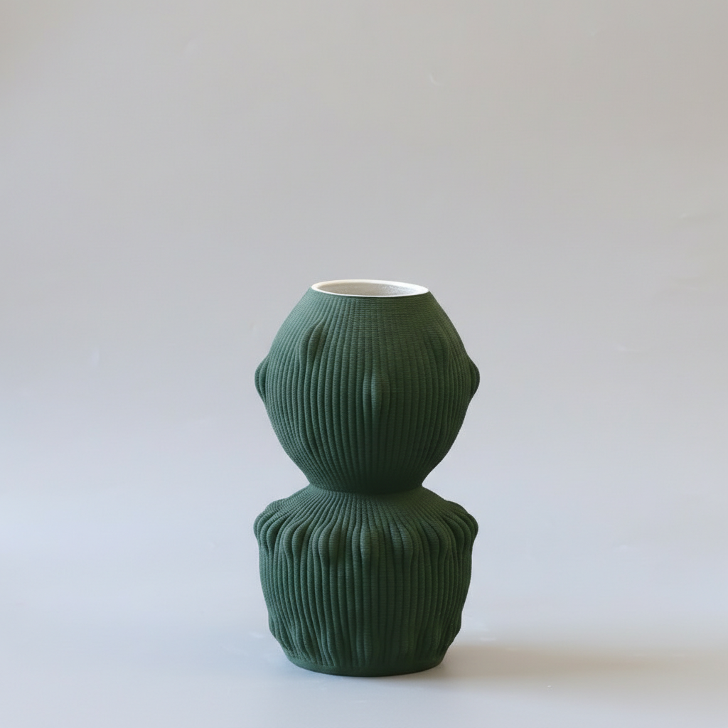 5825694103863 | Size:磨砂墨绿花瓶矮 YQ24-39