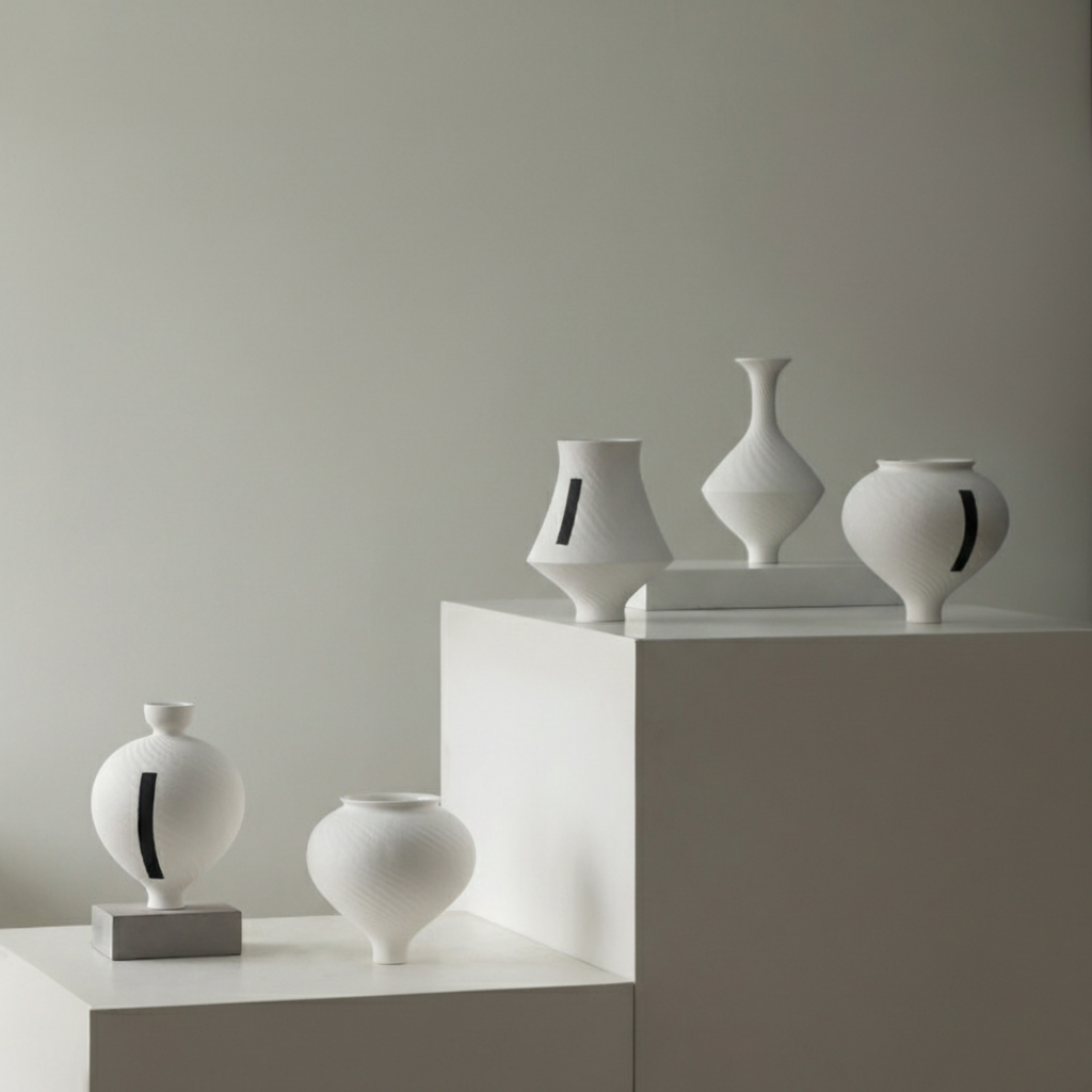 0 | Best west 陶瓷花瓶客厅酒柜书架样板装饰摆件现代简约艺术插花瓶