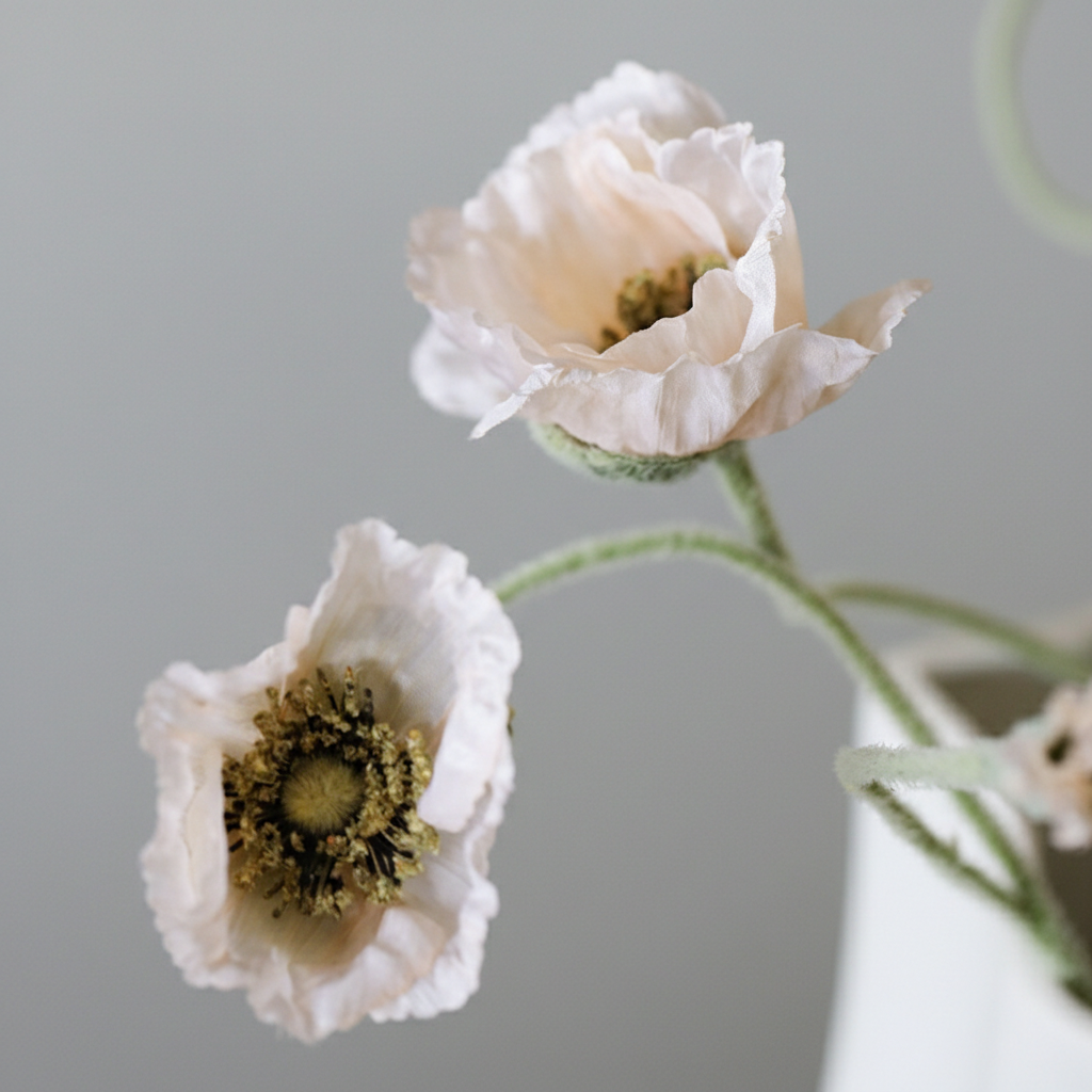 0 | Best west虞美人仿真花束摆设家居客厅装饰品花艺餐桌摆花创意假