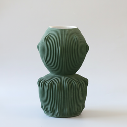 High wavy green sand bottle YQ24-38