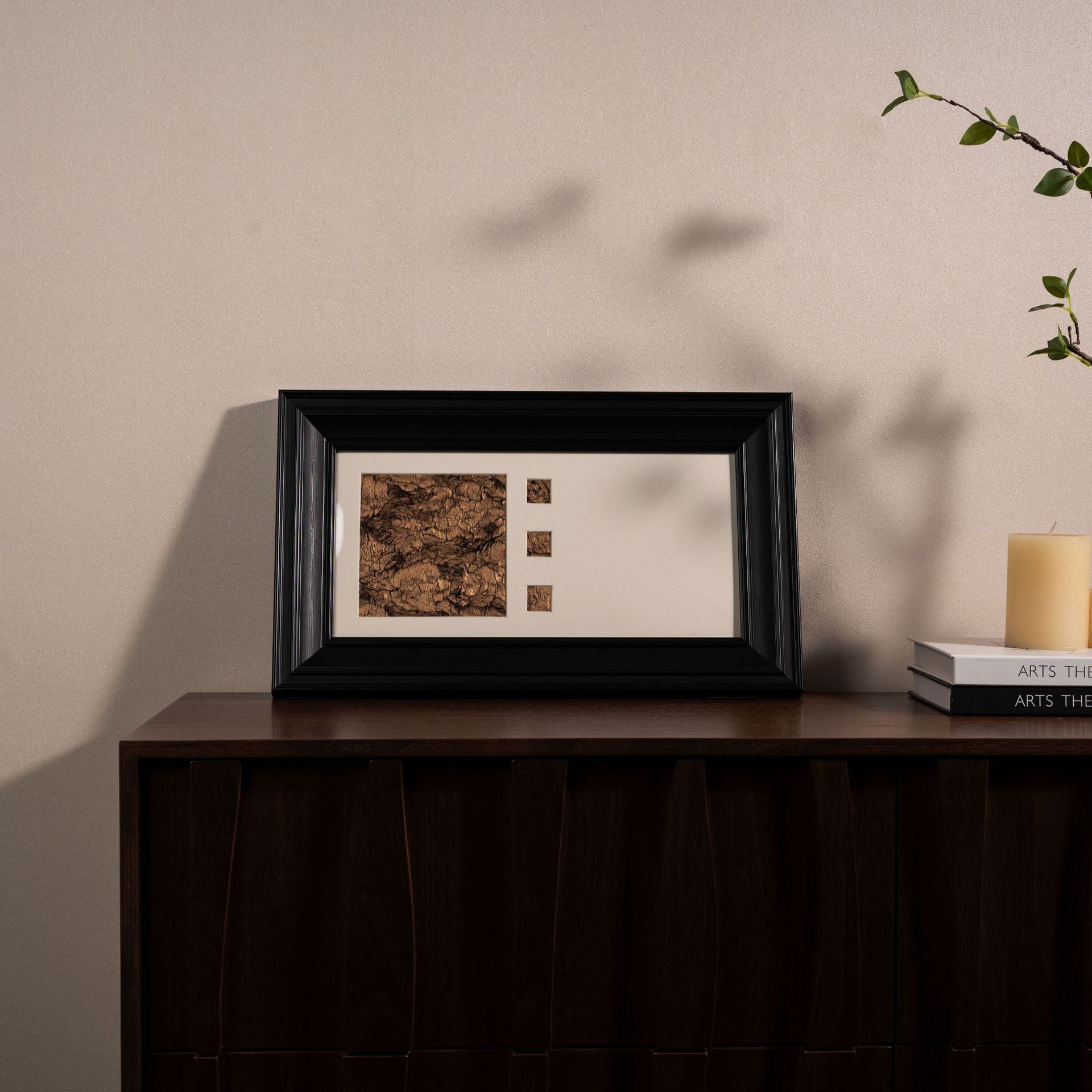 0 | 样板间书柜装饰画客厅过道床头柜台小画设计师款现代简约