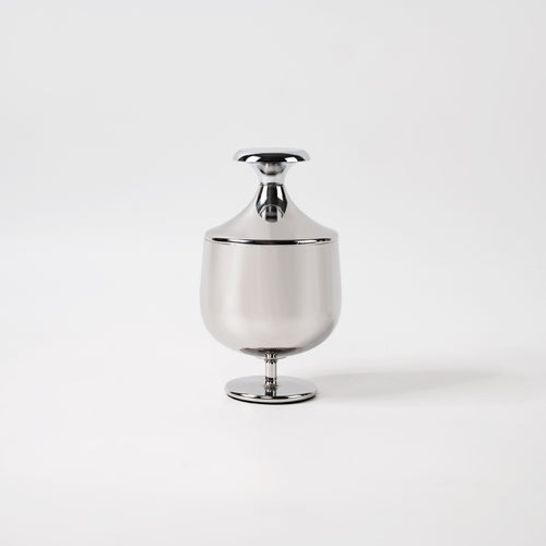 0 | 现代简约不锈钢糖罐储物罐创意摆件工艺品桌面装饰品厨房陈设