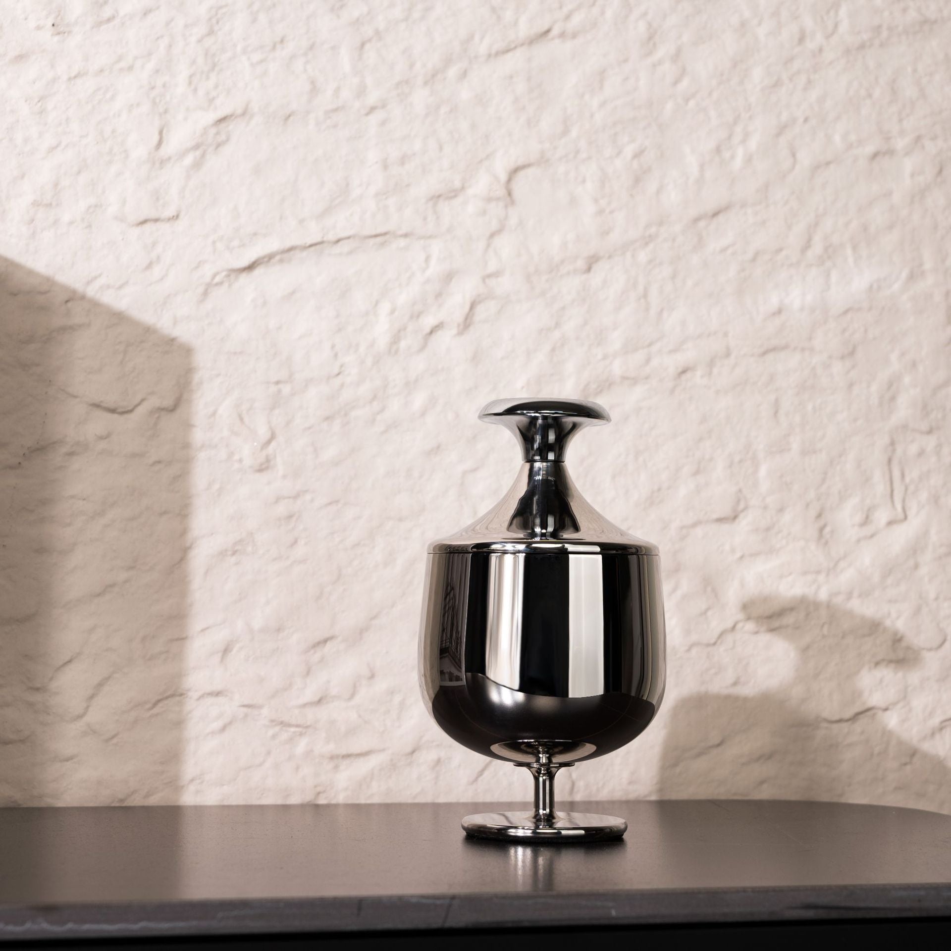 0 | 现代简约不锈钢糖罐储物罐创意摆件工艺品桌面装饰品厨房陈设