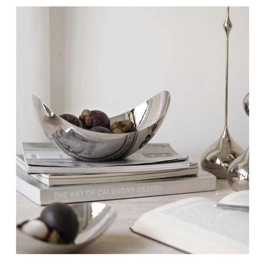 0 | KOMFORTFCH欧式轻奢果盘不锈钢水果盘高颜值家用客厅餐厅北欧装饰