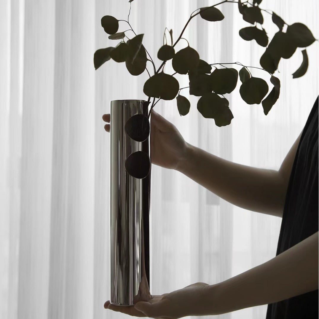 0 | 花瓶轻奢现代简约创意木质木制文玩创意摆件