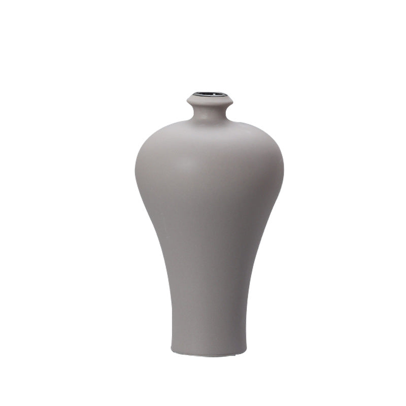 0 | Best west 陶瓷花瓶高级感玄关桌面装饰干花瓶摆件客厅插花大肚瓶
