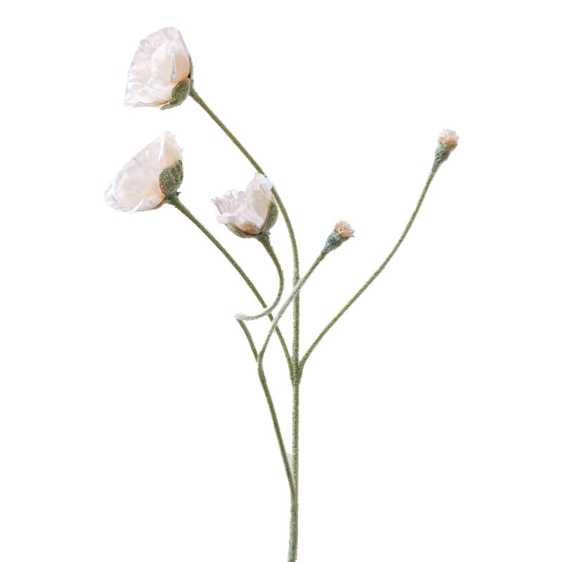 0 | Best west虞美人仿真花束摆设家居客厅装饰品花艺餐桌摆花创意假