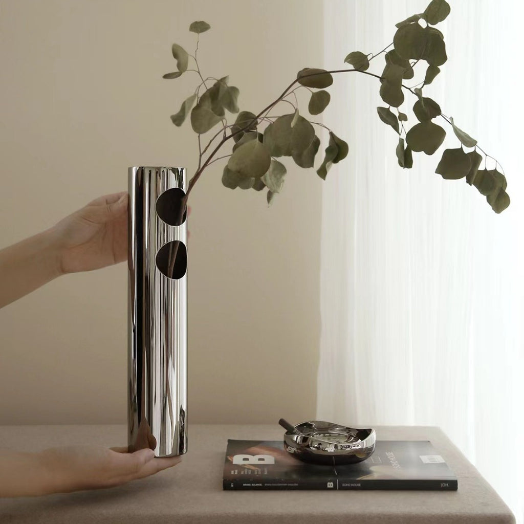 0 | 花瓶轻奢现代简约创意木质木制文玩创意摆件