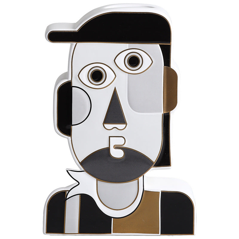 0 | Best west  纪念碑谷陶瓷花瓶摆件ins风设计师样板间软装饰品花器