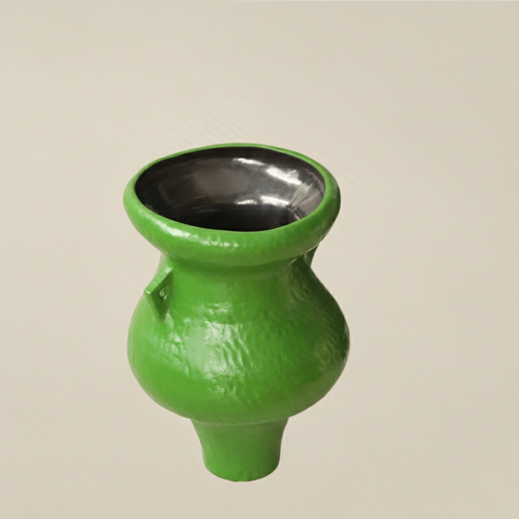 0 | 大丹陶瓷正品花瓶新中式摆件客厅装饰插花艺术花器侘寂风高端瓷器