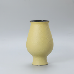 Yellow sanded vase X2626-YL
