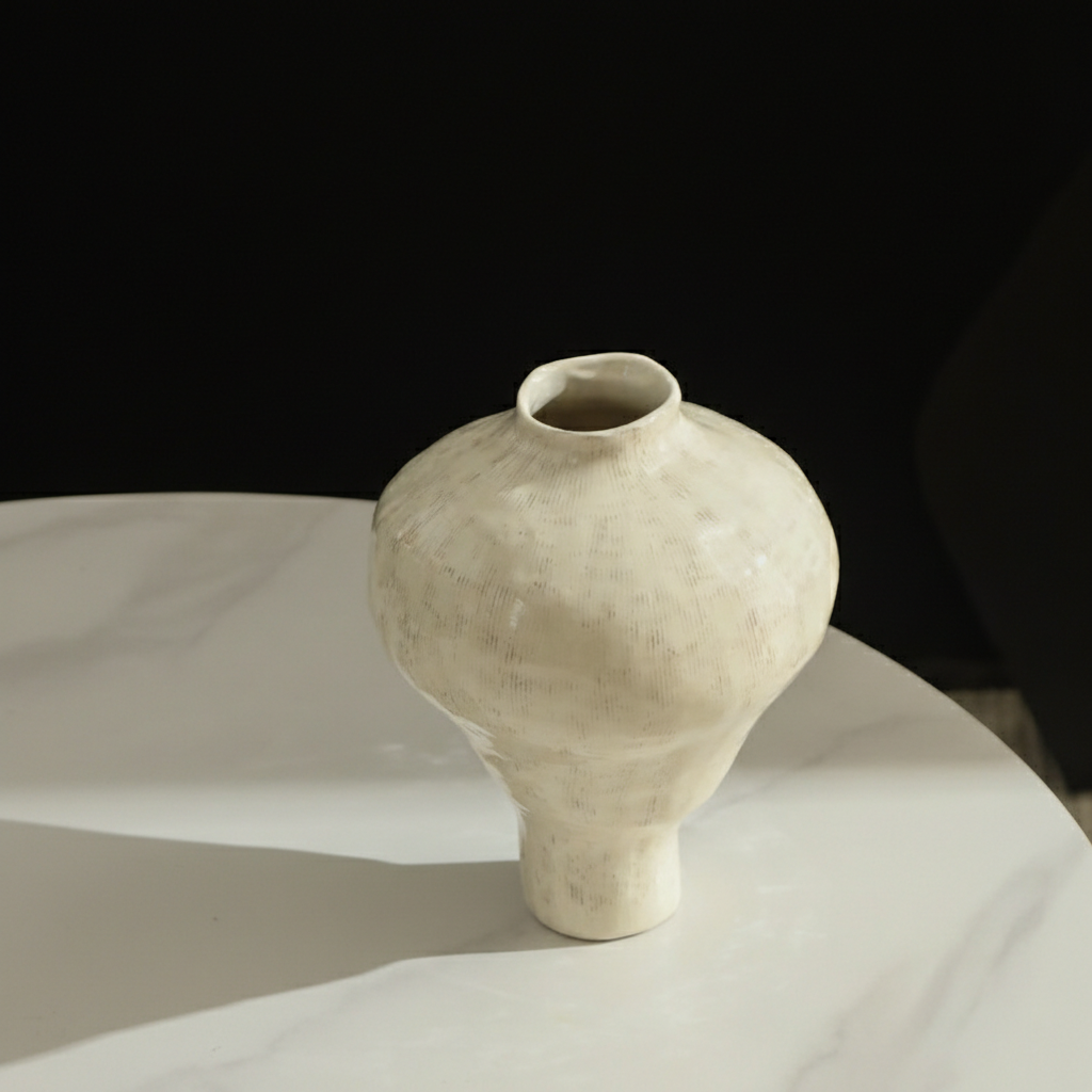 0 | 正品大丹陶瓷花瓶设计师手工花器景德镇创意摆件插花器皿艺术小众