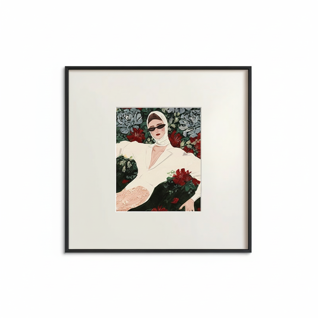 6202516263004 | Spec:A款 | Size:30*30（铝合金框+油画布+精切卡纸）