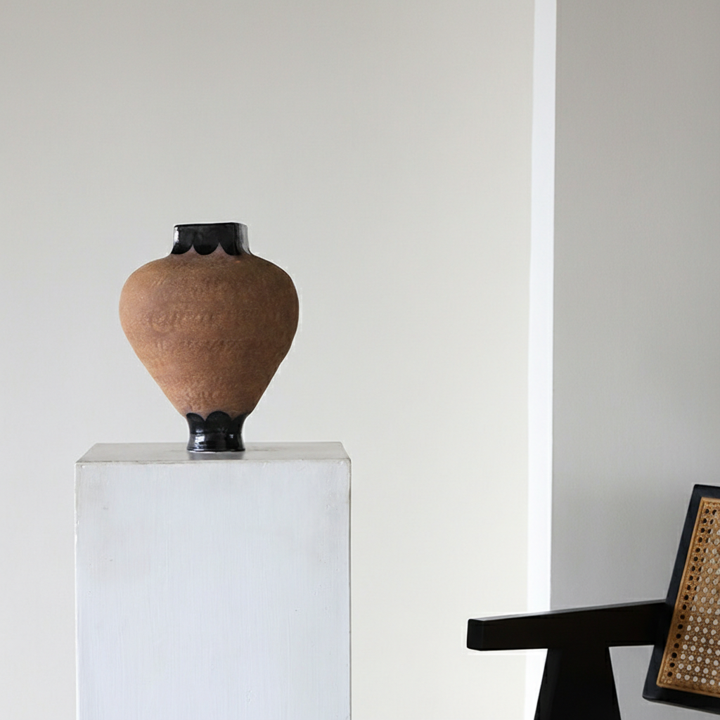 0 | 大丹陶瓷正品花瓶银彩工艺摆件景德镇瓷器设计感小众手作花器轻奢