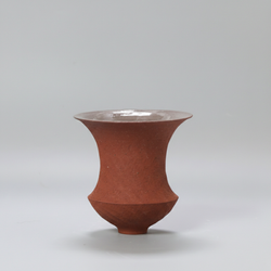 Purple and red flower vase #3 DD-233-069