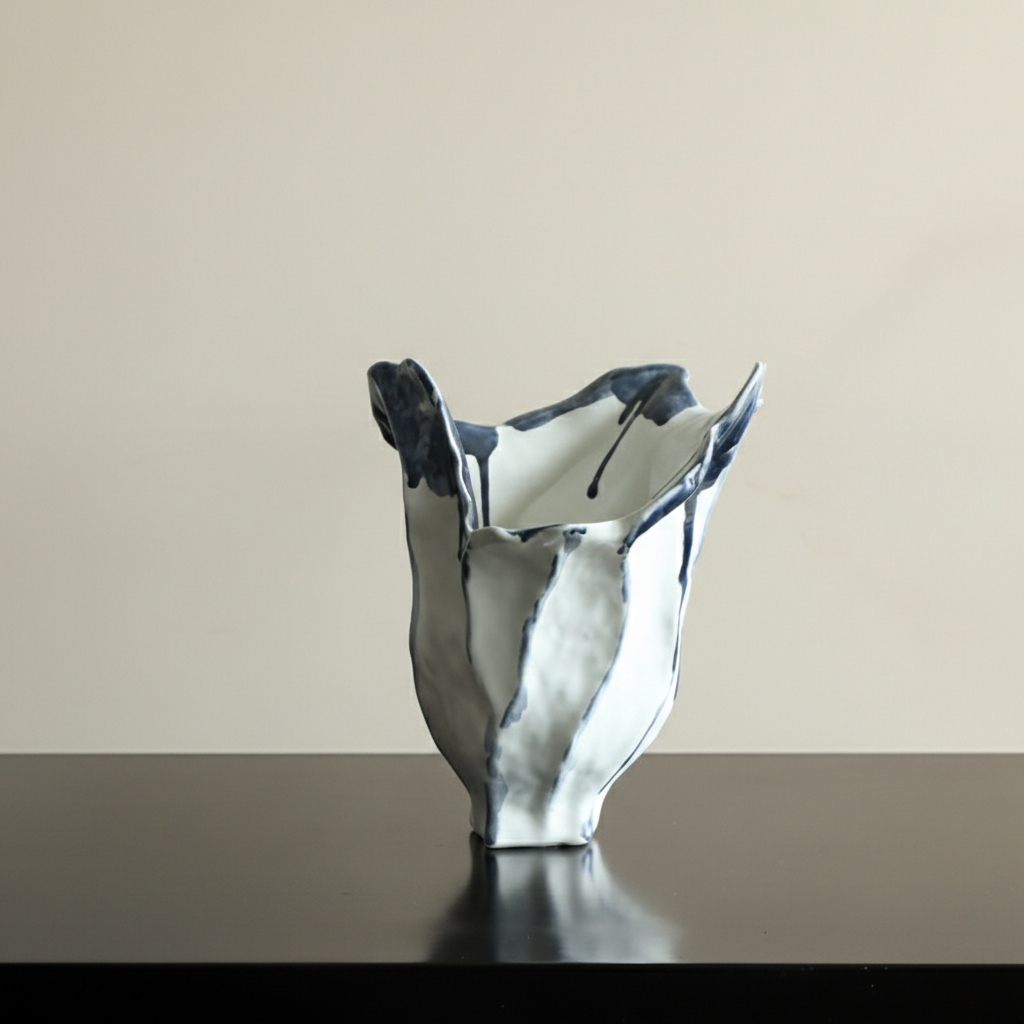 0 | Best west中式花瓶景德镇陶瓷摆件干花水培复古创意大号陶罐侘寂