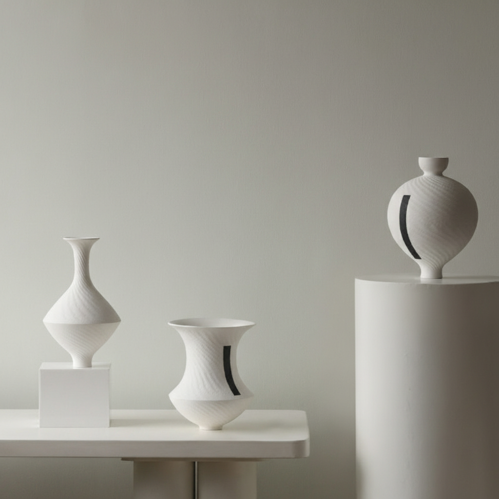 0 | Best west 陶瓷花瓶客厅酒柜书架样板装饰摆件现代简约艺术插花瓶